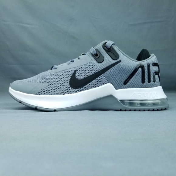 NIKE Air Max Alpha Trainer 4 Men's Sneaker CW3396 001 Gray Black Sizes 8-11 - Picture 1 of 7